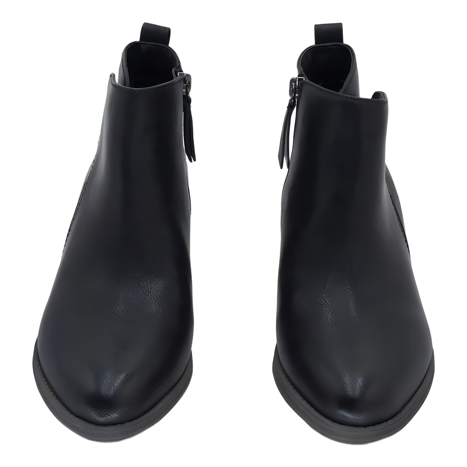 Naturalizer Zaylee Women’s Black Ankle Bootie Block Heel US 6.5 EU 36