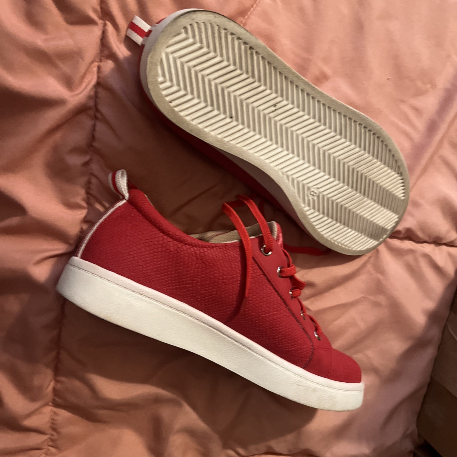 VEPOSE Women’s Running Shoes Size 8 Tennis Sneakers Sports Athletic RED VG