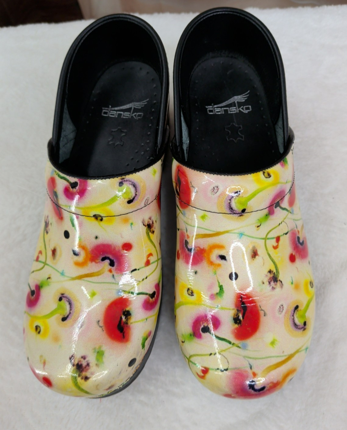 Dansko Abstract Floral Clogs