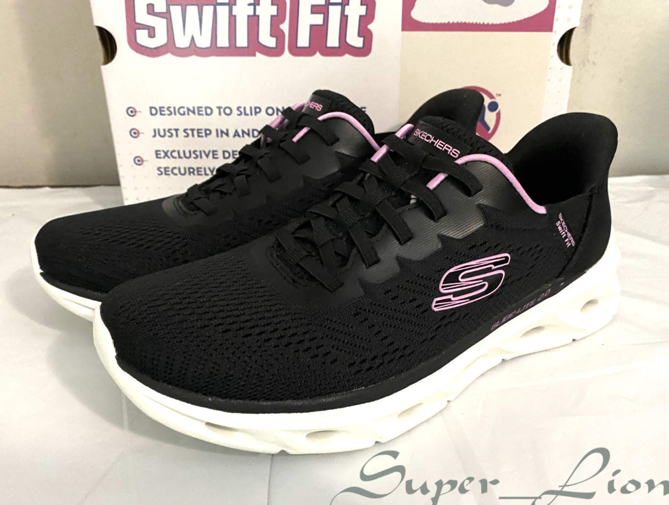NEW Skechers Women’s Hands Free Swift Fit Memory Foam Shoes – PICK SIZE – BLACK