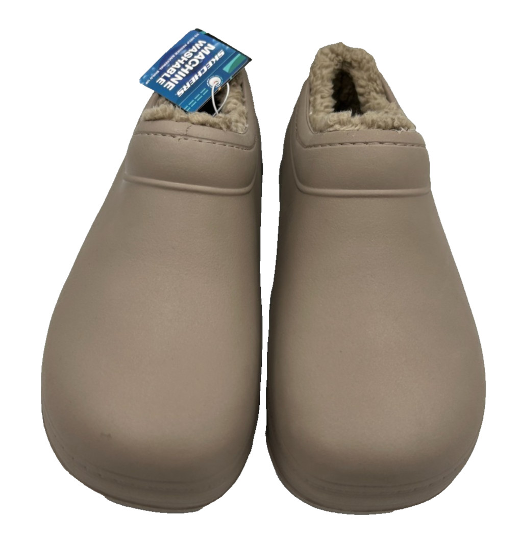 Skechers Women’s Foamies Lite-Hearted Sweet Bug Slip On Clogs Taupe Size:8 111S