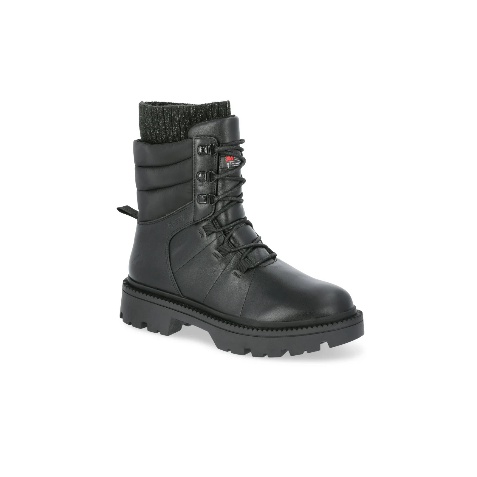 Ozark Trail Women’s SIZE 7 Lace Up Black Winter Combat Boots -20F Temp Rated