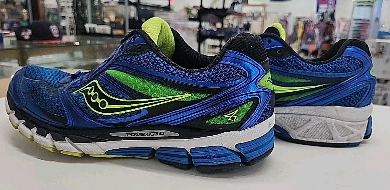 Saucony Guide 8 Blue Running Shoes 8mm Offset Athletic Tennis Shoes Sz 10