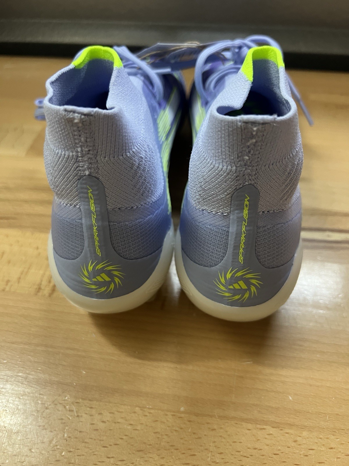 $260 Adidas F50 Sparkfusion Elite Mid FG Soccer Cleats Violet Women’s 8 / Mens 7