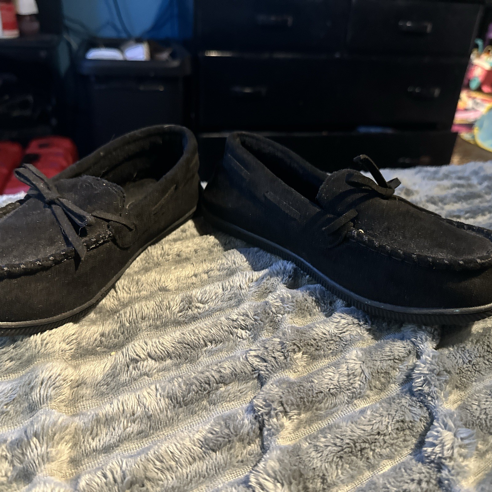 Women’s Size 7 Home Top Black Slippers House Shoes Indoor Outdoor Non Slip