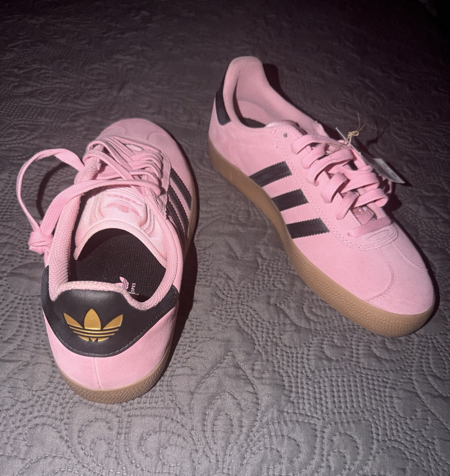 Adidas Gazelle ADV Sneakers Shoes – Unisex -Pink Size M10-W11