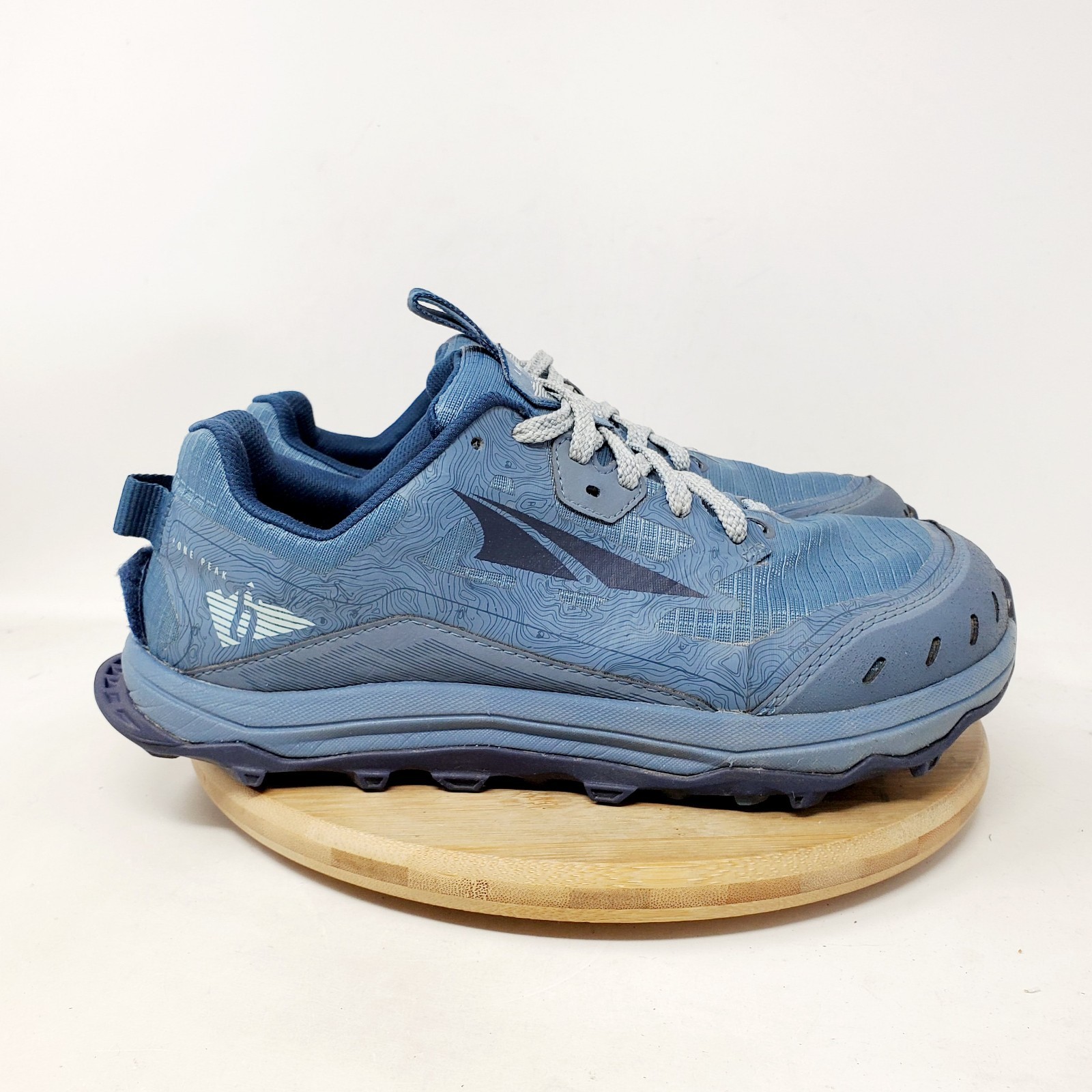 Altra Lone Peak 6 Shoes Womens 7.5 WIDE Blue Trail Running Barefoot Sneaker