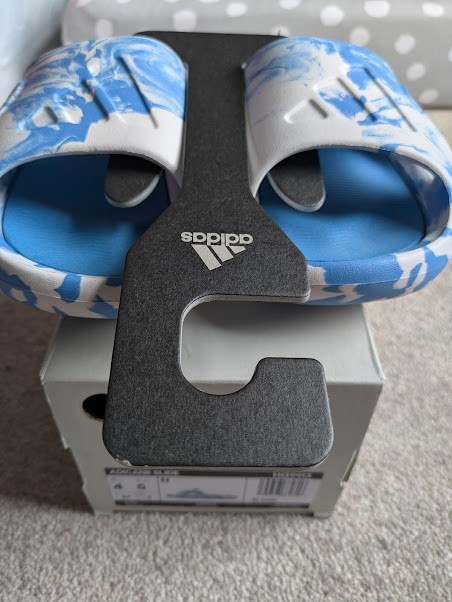 Adidas Adicane Slides Unisex M4/W5 Pulse Blue/White – New