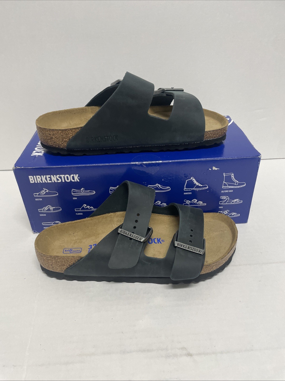 BIRKENSTOCK Arizona BS Slide Sandal Unisex Size US W6/M4 Black