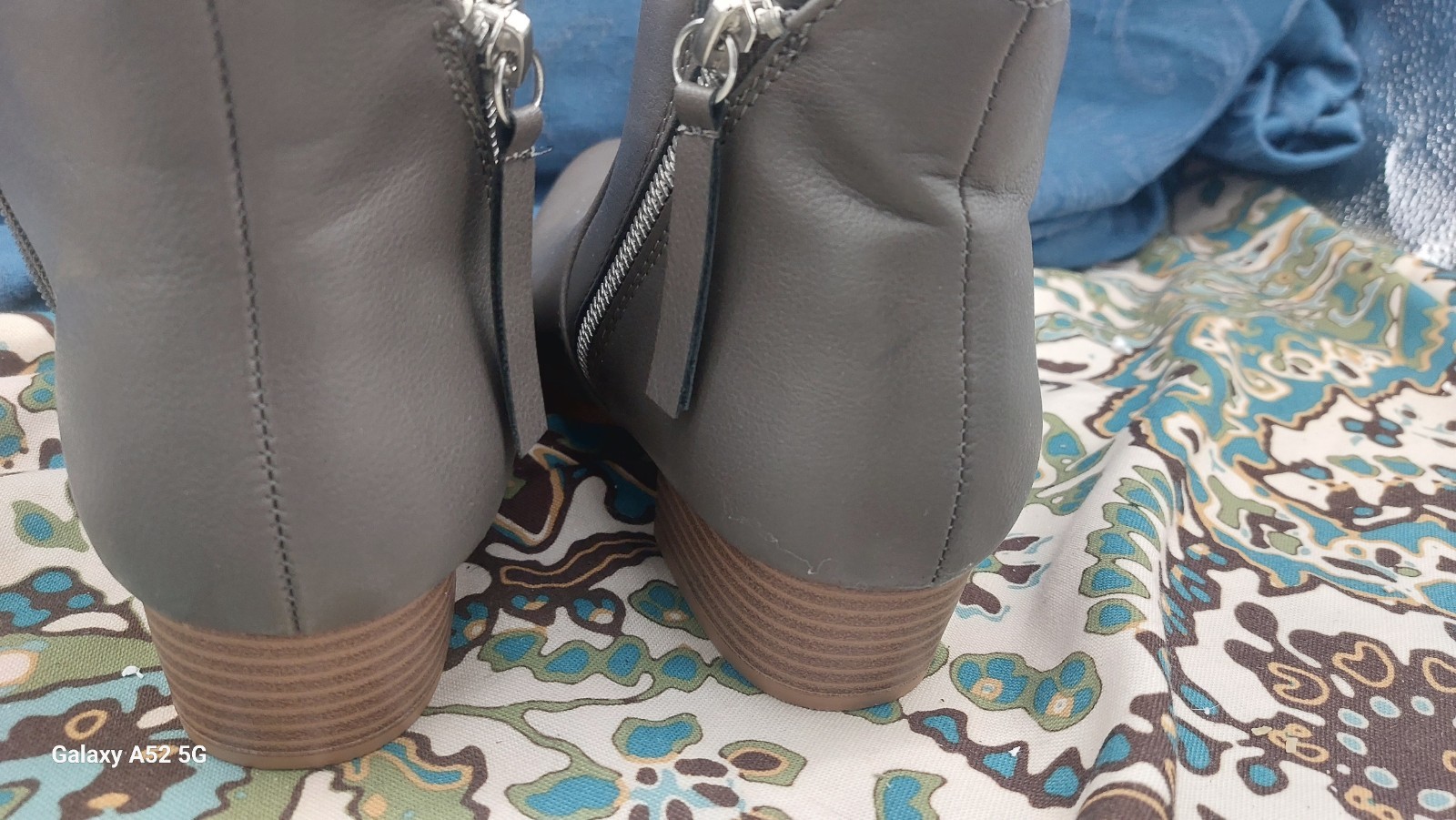 CROFT & BARROW WOMENS BATTERSTONE 9 M BROWNISH -GRAY ANKLE BOOTS NWOB