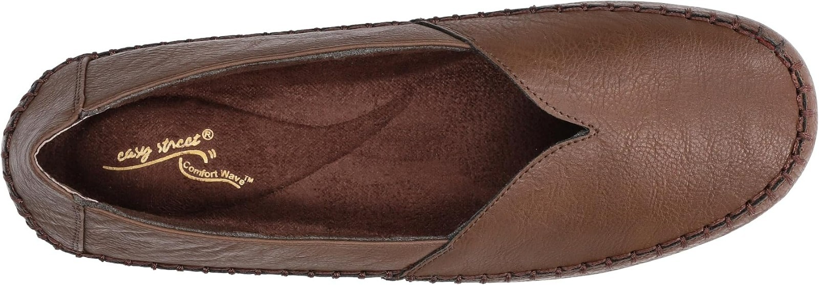 Easy Street Women’s Amity Brown Flat Sz 8 New