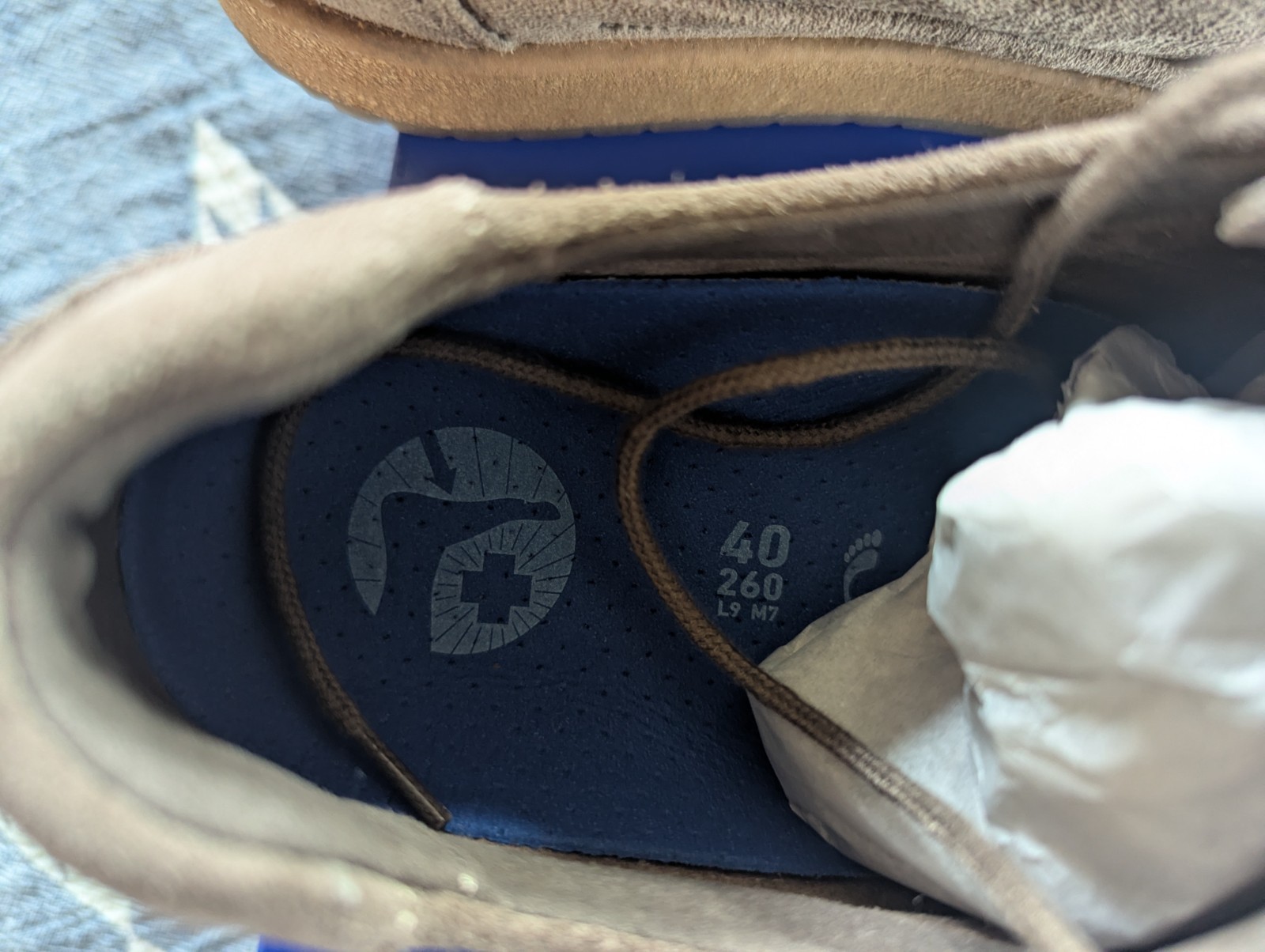 Birkenstock Honnef Light Suede Gray Taupe W9-9.5, M 7-7.5, EU40, medium/narrow