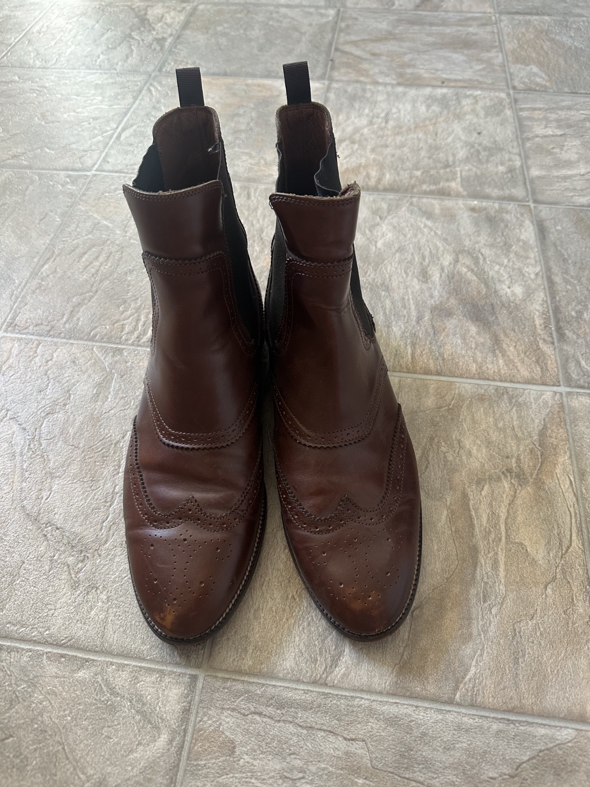 Massimo Dutti women’s boots, brown leather Euro size 41