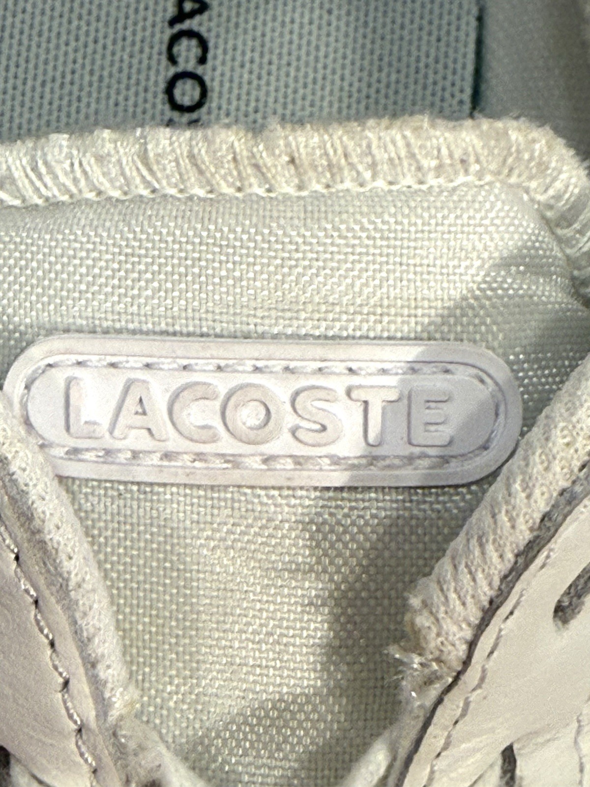 Lacoste Game Advance Leather Women’s Shoes Sneakers Sz 7.5