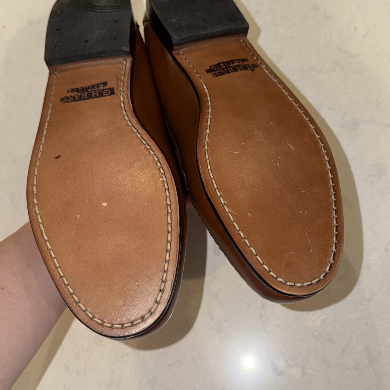 G.H. Bass Weejuns Whitney Penny Loafers Brown Mahogany Size 11M New No Box