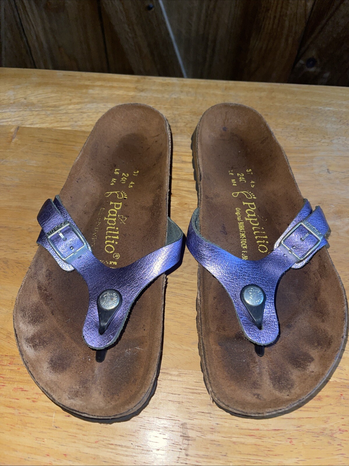 Birkenstock Papillio Purple LStrap Gizeh Thong Sandal EU 36 USA L 6 M 4 #10