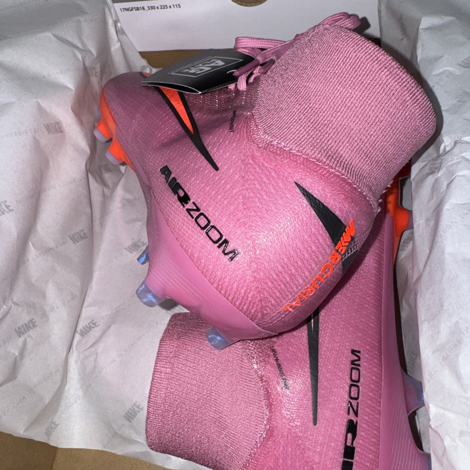 Nike Mercurial Superfly 10 Elite Soccer Boots FQ8339-600 Men’s 10 NIB