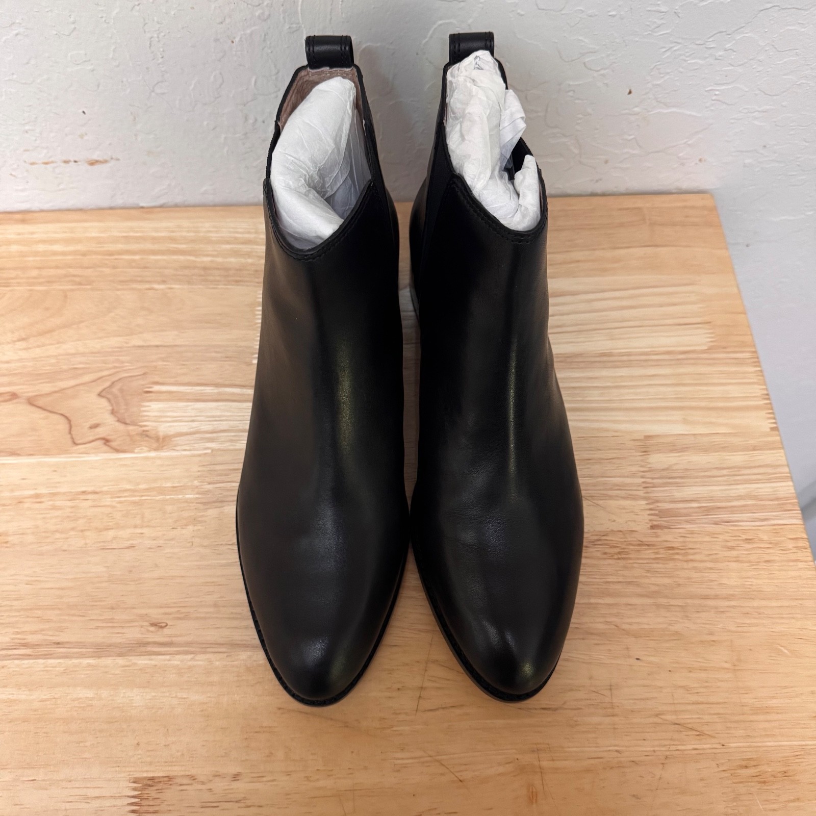 Madewell The Carina Boot Booties AA185 Black Leather Women Sz 9.5 US NEW IN BOX