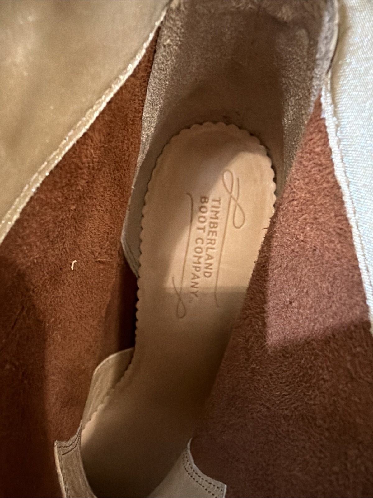 TIMBERLAND BOOT COMPANY MARGE SHORT PULL ON BOOT «TAN» WOMEN’S US 7 New W/Bag