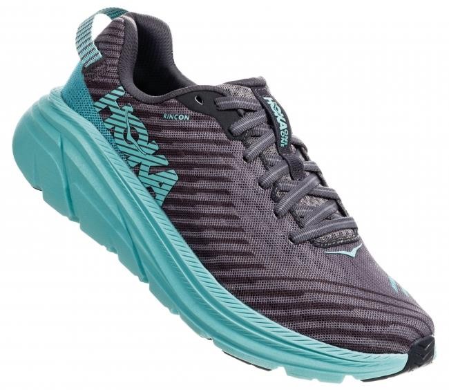 New Women’s Hoka One One Rincon Running Shoes Size 9-11 Gray/Aqua 1102875