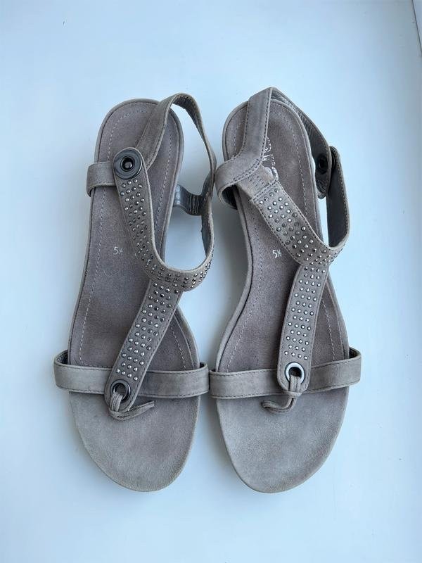 Women Ara Heels Grey Suede 38