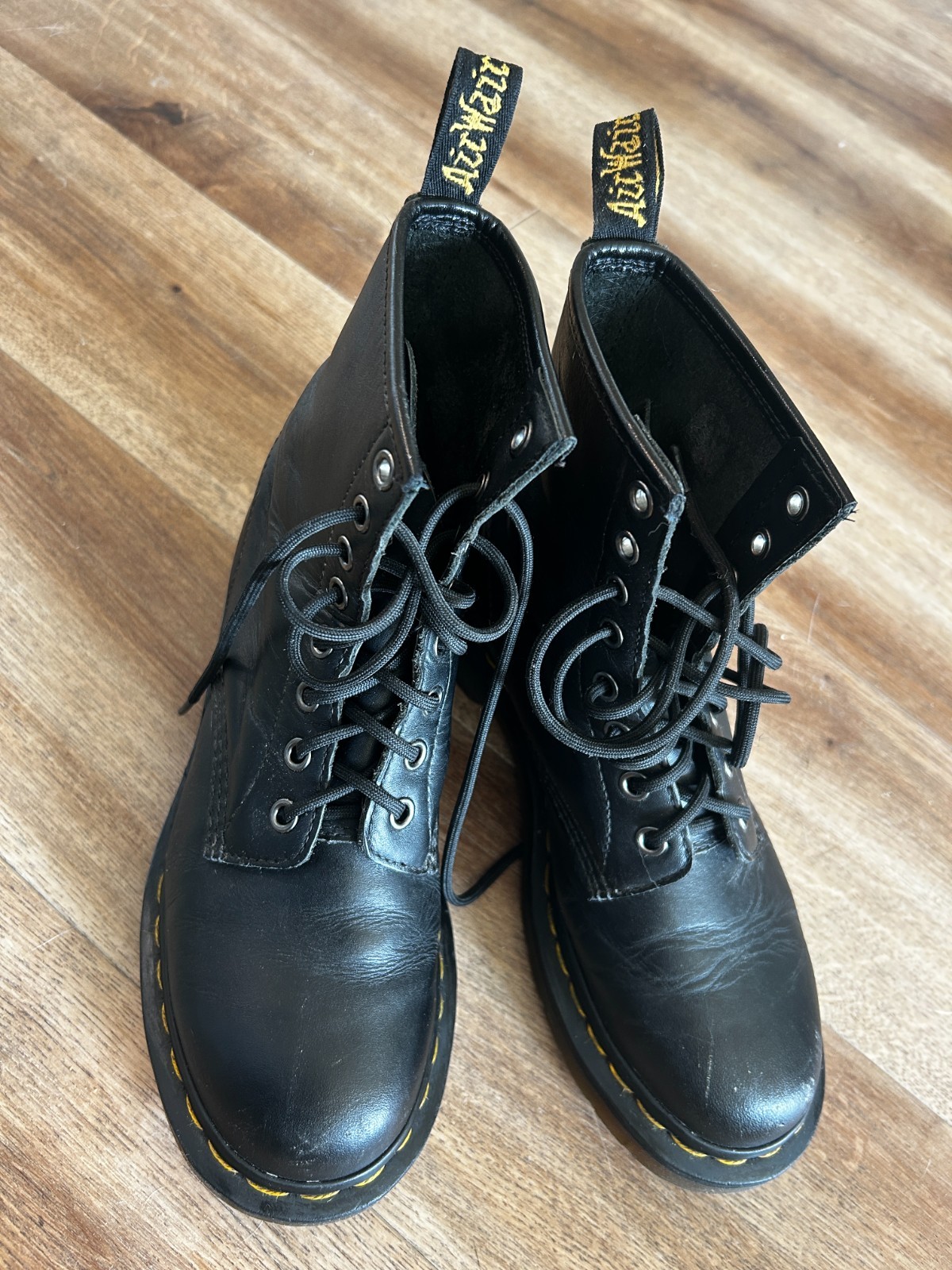 Dr. Martens 1460 Nappa Black Leather 8-Eye Boots | Women’s US 7 / UK 5 / EU 38