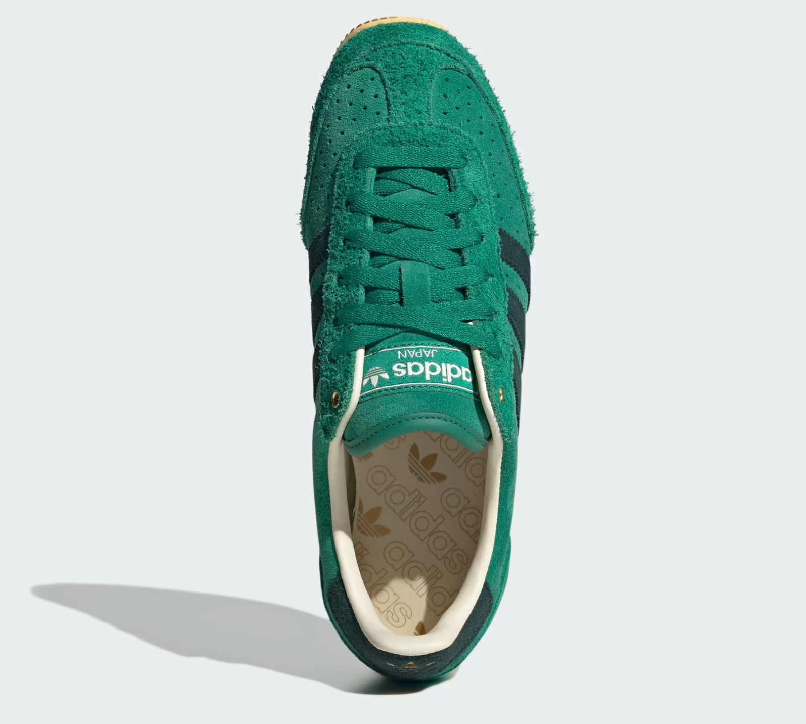 Adidas Japan Lace Up Womens Green Sneakers Casual Shoes KK3564