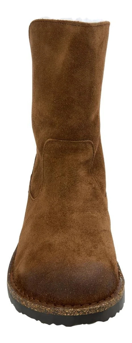 Birkenstock Uppsala Shearling Suede Boots Dark Tea US 11 EU 42 Regular Wide NWT