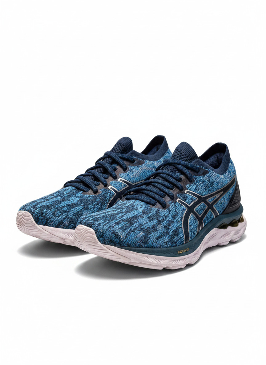 Size 7.5 – Asics Gel Nimbus 23 Knit Mako Blue W