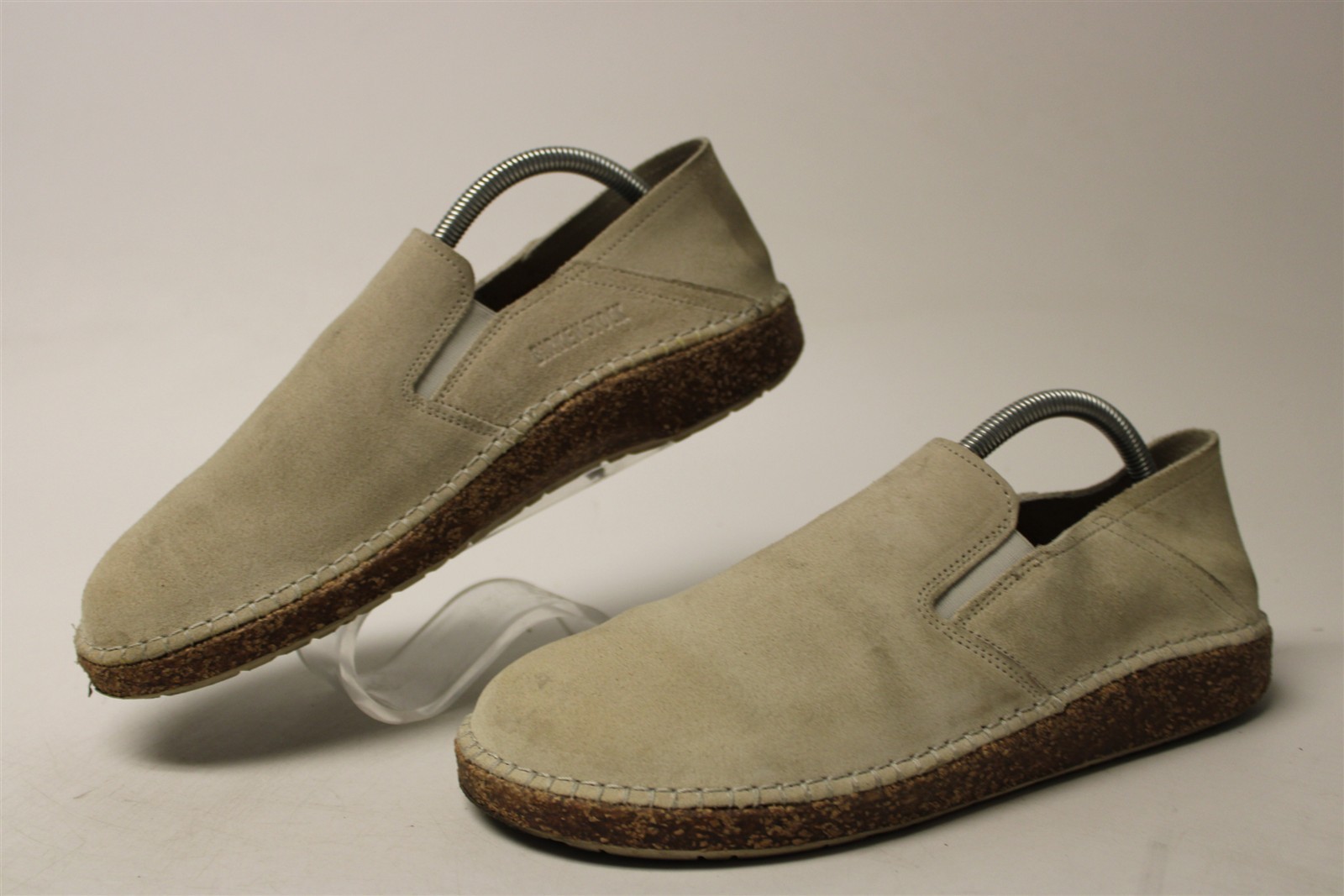 Birkenstock Callan Suede Slip On Loafers Womens 10 N 41 Mens 8 Light Beige Shoes