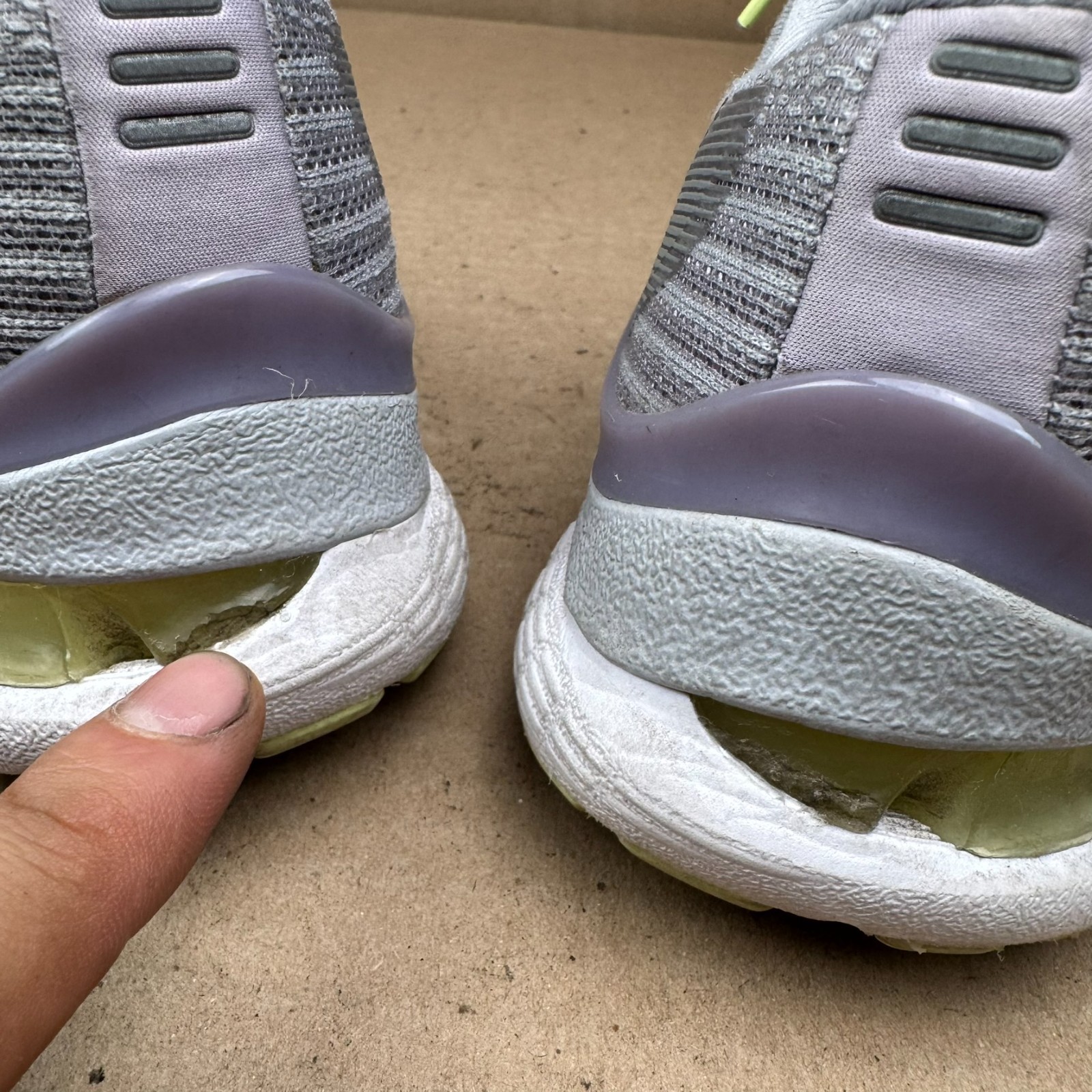 ASICS Gel-Kayano 28 Grey Lavender Running Shoes 1012B047 Women’s Size 6.5