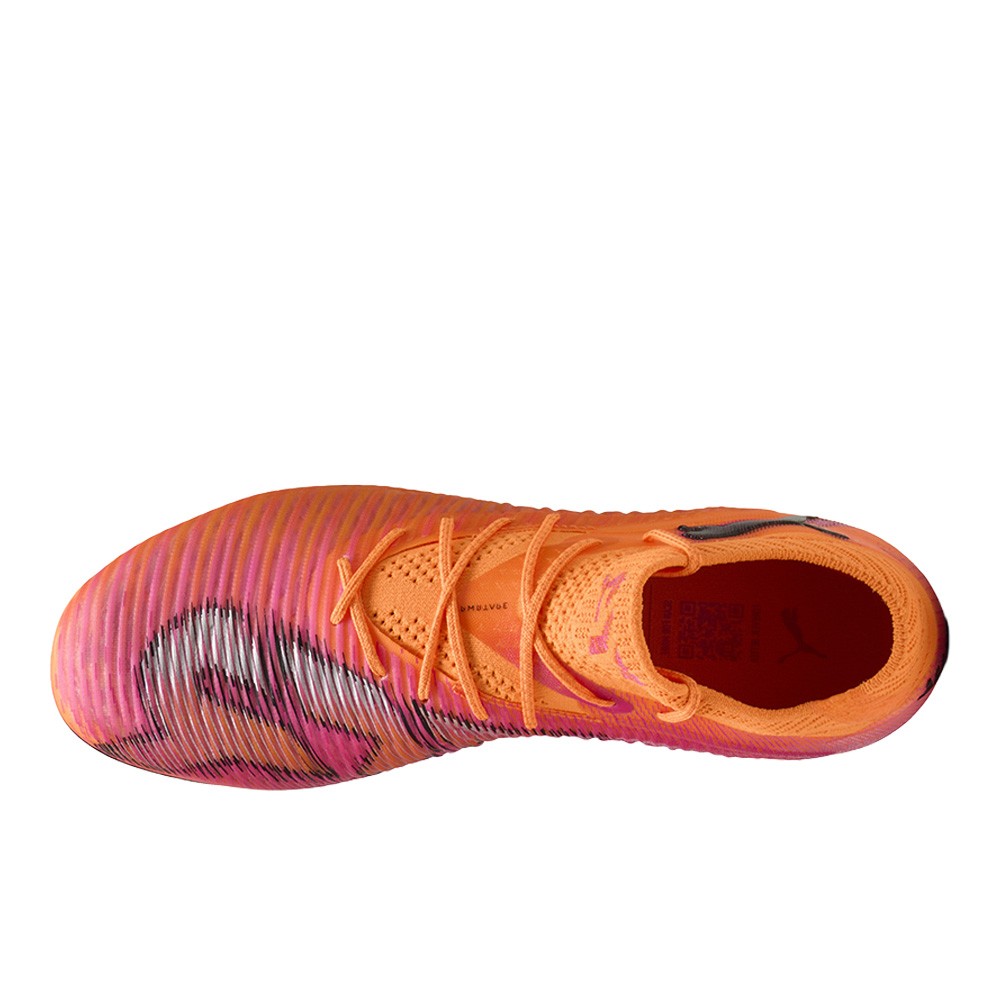 PUMA Future 8 Ultimate Firm Ground Soccer Cleats Womens Orange Sneakers Athletic
