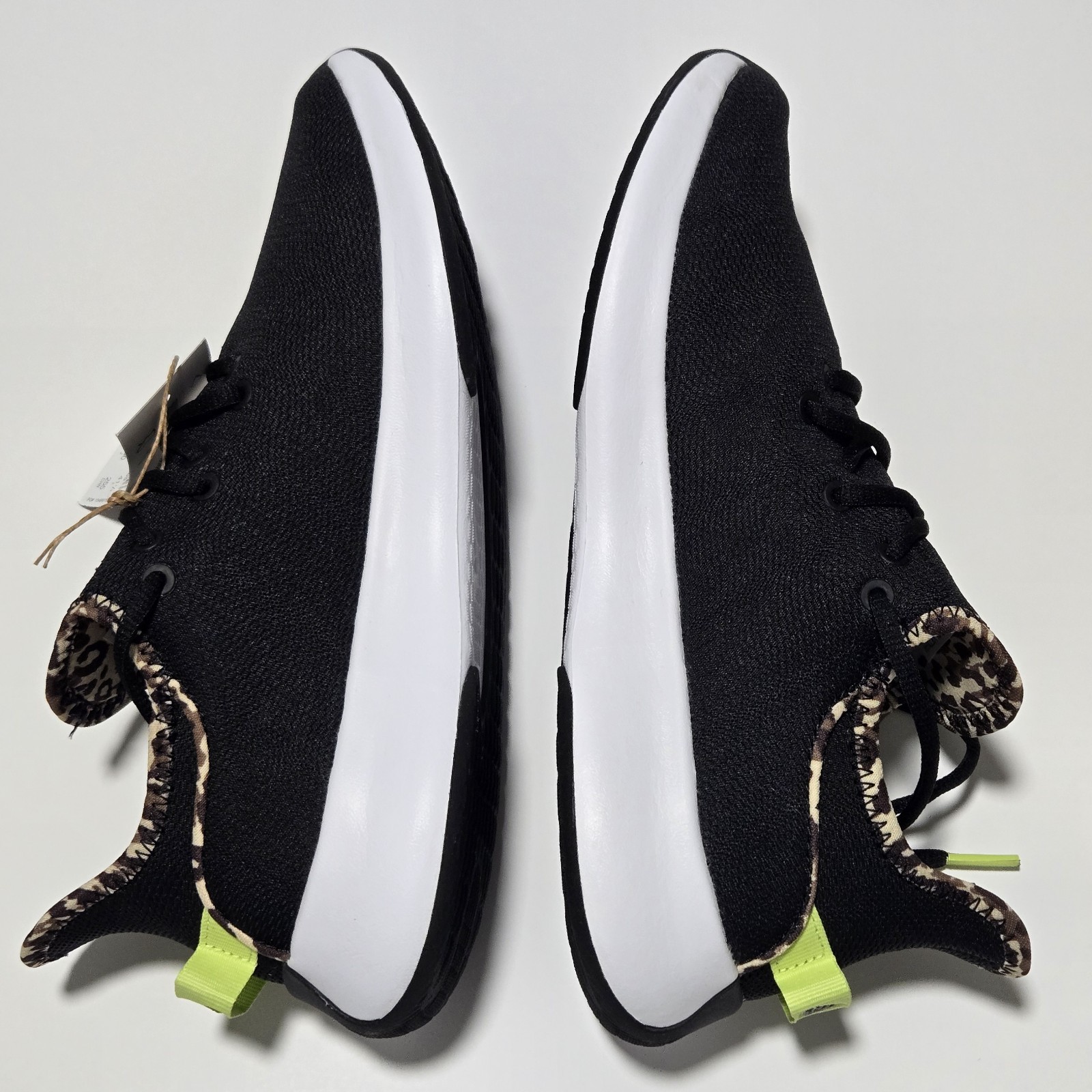 Adidas Cloudfoam Pure SPW Sneaker Shoes 9 Core Black Pulse Lime IG3150