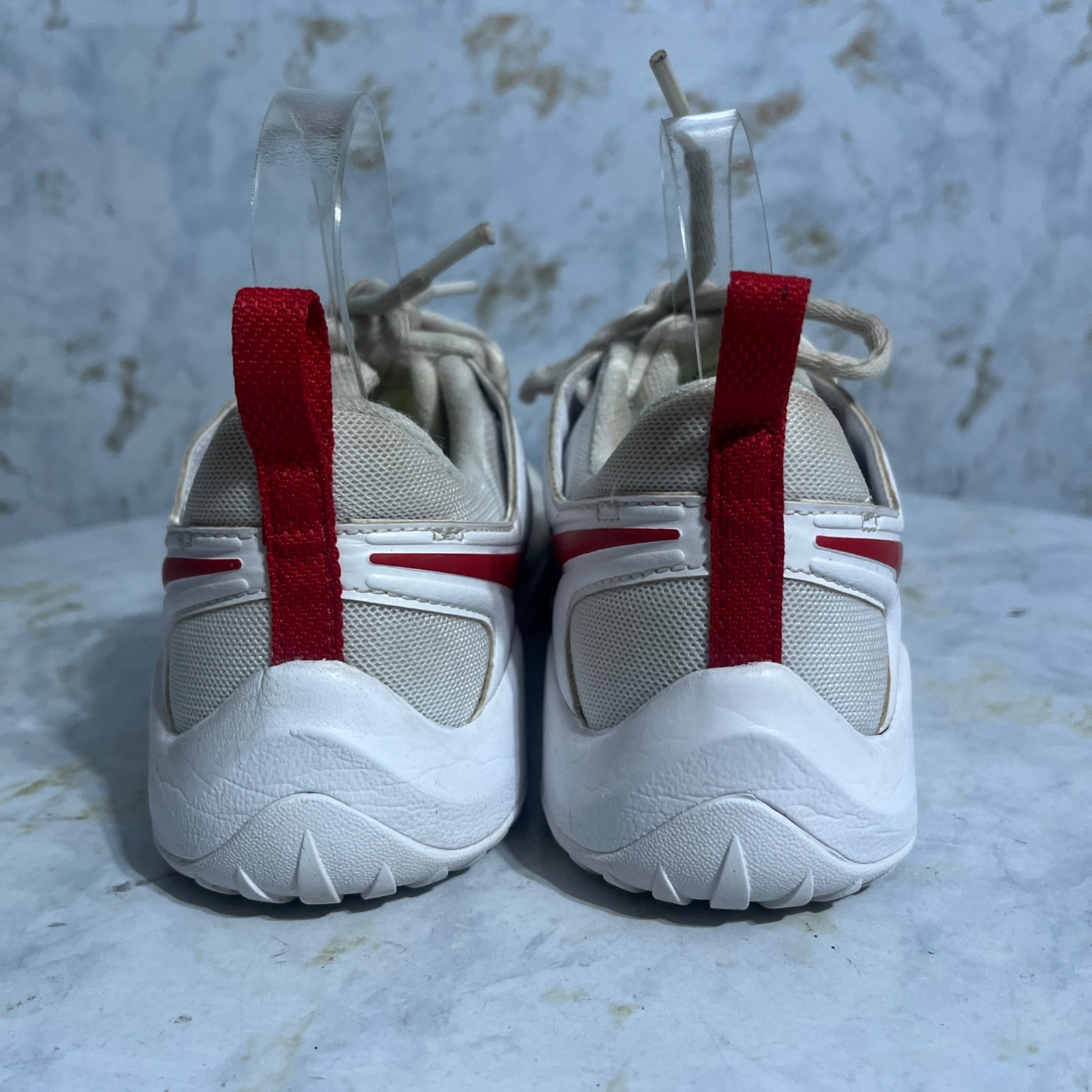 Nike Zoom Hyperace 2 Womens Size 7 Volleyball Shoes White Red Athletic Sneakers
