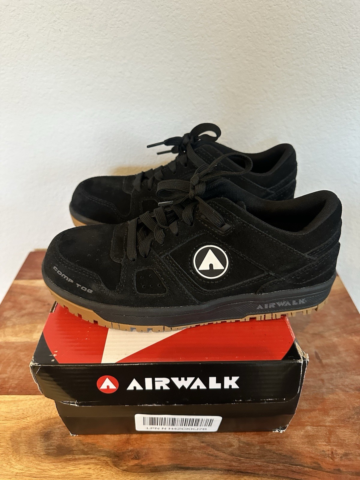 Airwalk Work Shoes Womens Mongo CT Electrical Hazard Black 6310 Size/US 5.5