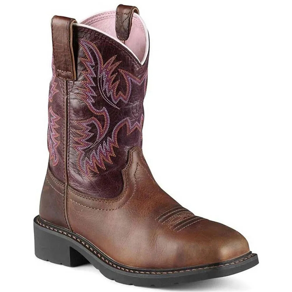 ARIAT KRISTA PULL-ON 10009494 WOMEN’S DARK TAN/FIG