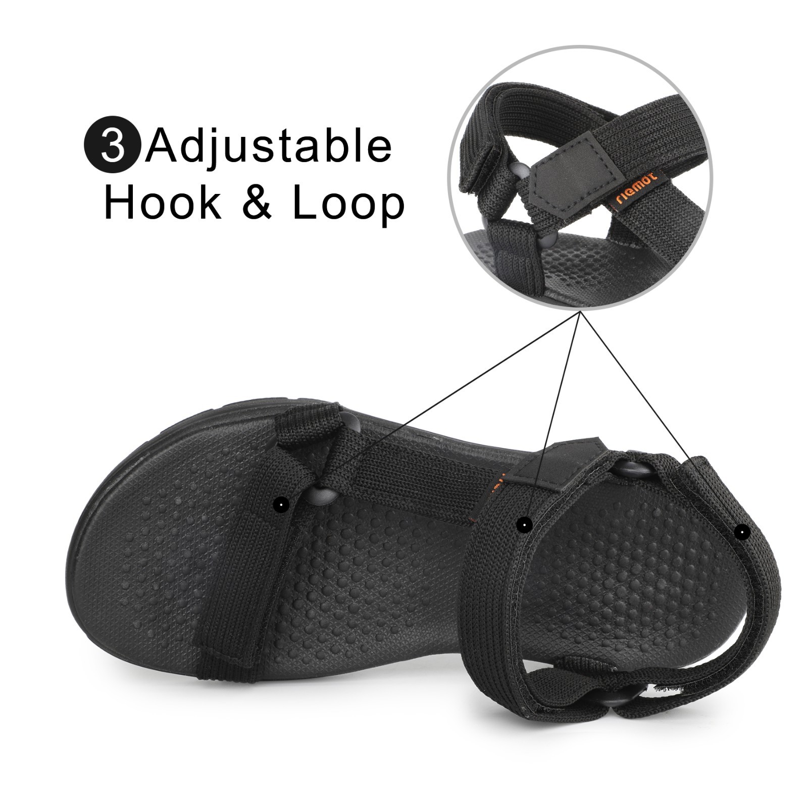riemot Mens Womens Sports Sandals Athletic Sandals Beach Outdoor Summer Sandals