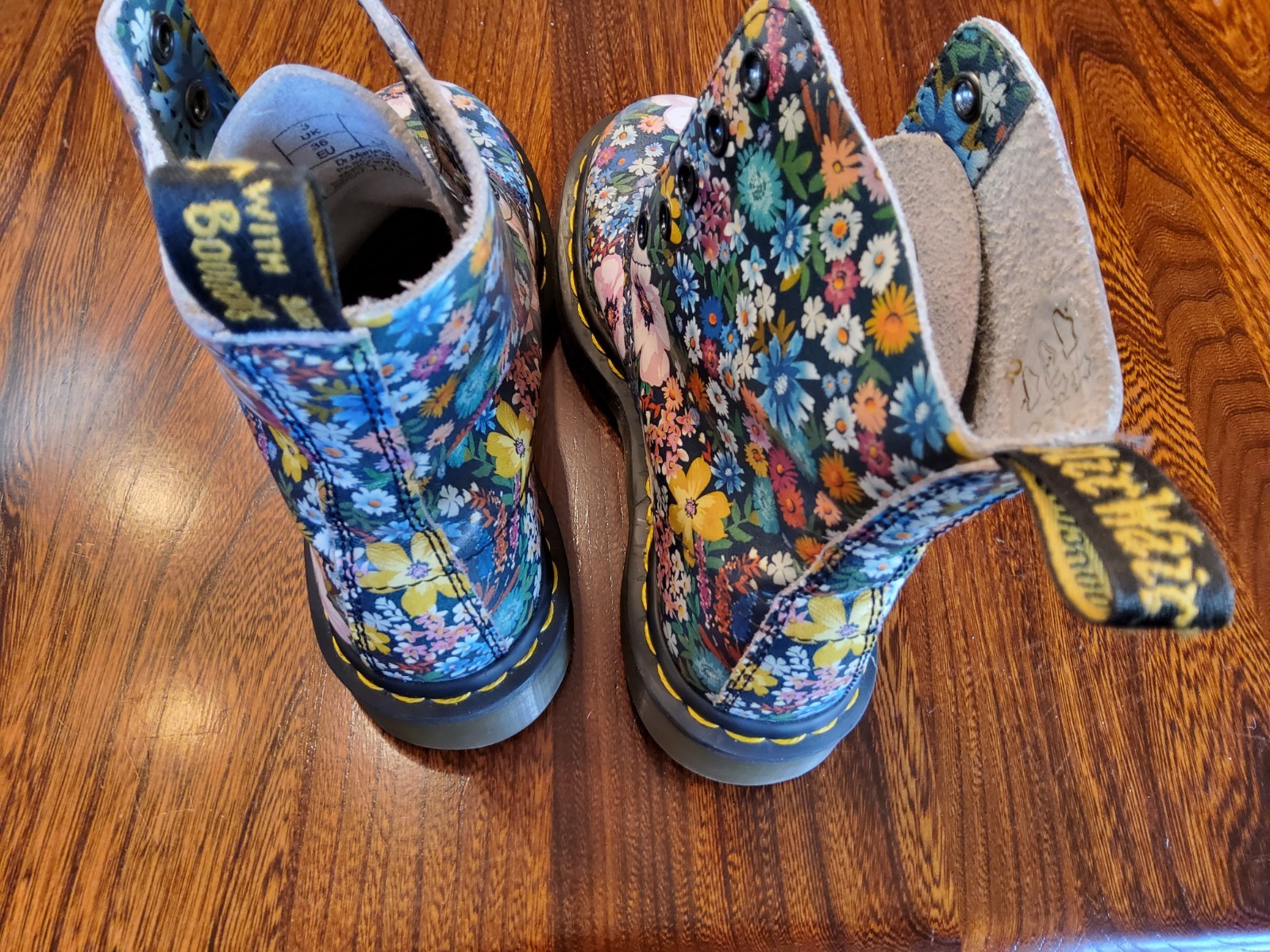 Dr. Martens Pascal Wanderlust Floral Leather Boot Women’s 5