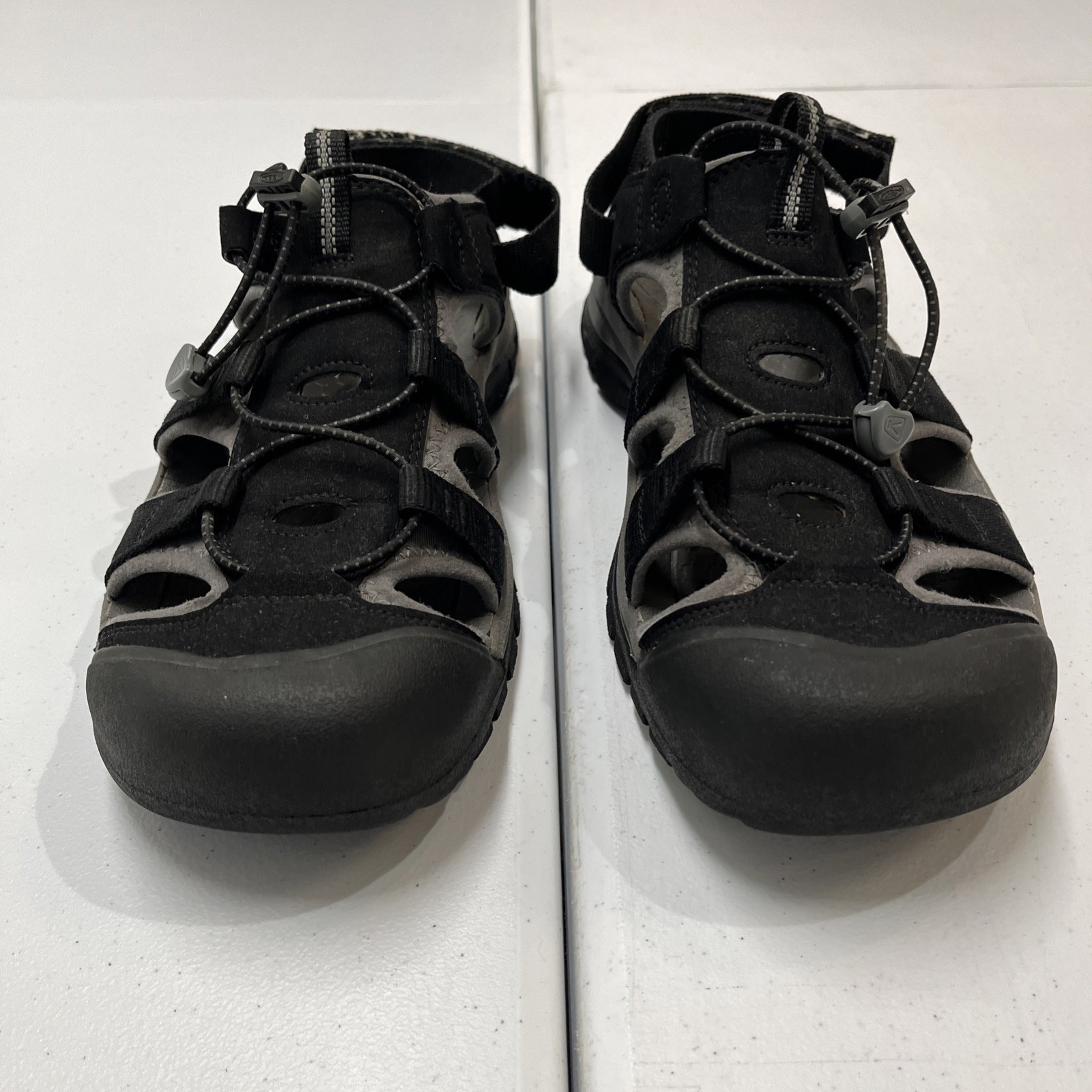 Keen Rapid H2 Water Sandal Black Steel Gray Size 12 Hiking Outdoor Grip Comfort