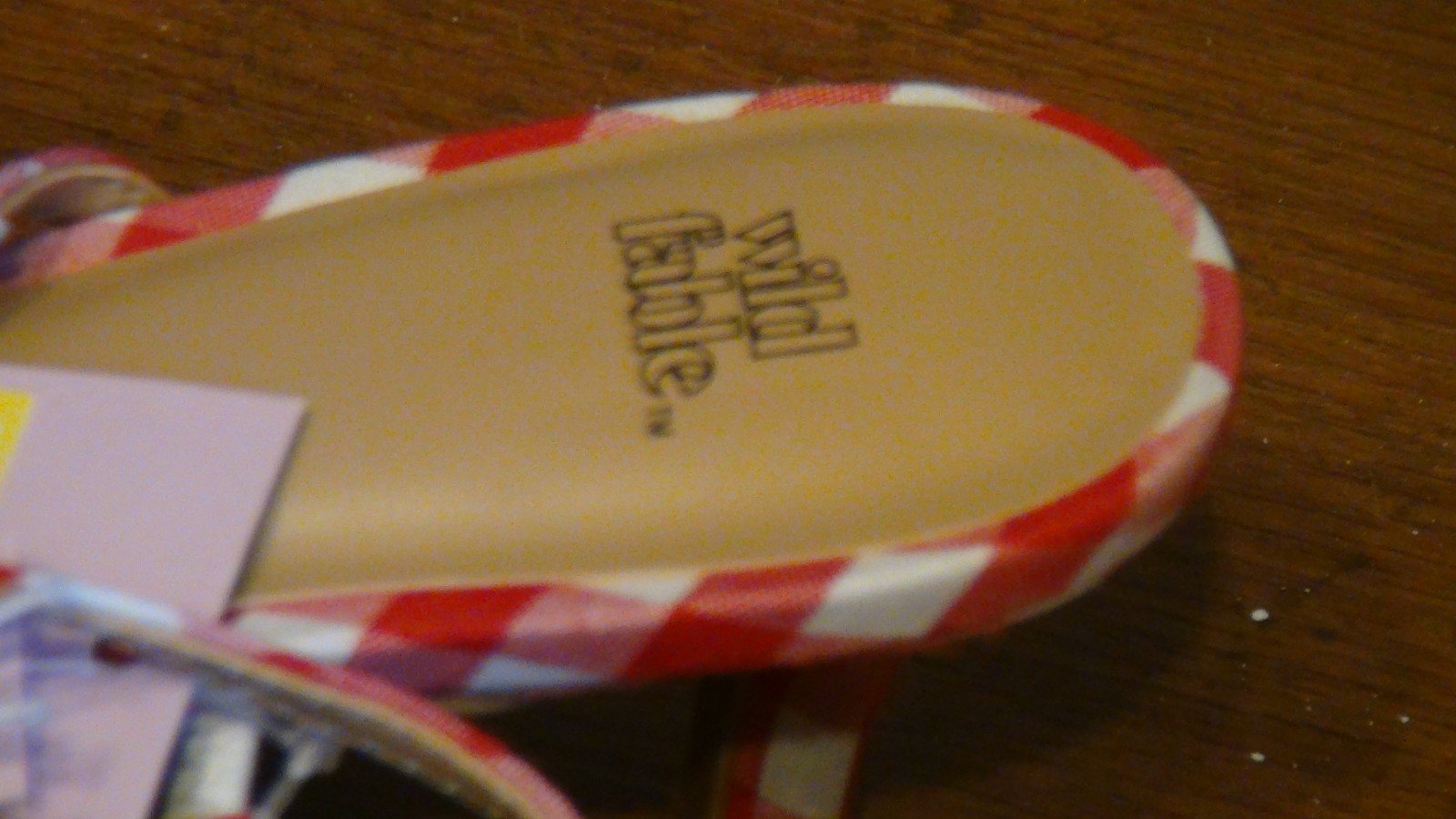 Wild Fable Women’s Lysandra Red White Gingham Eyelet Kitten Heels Sizes 6-11