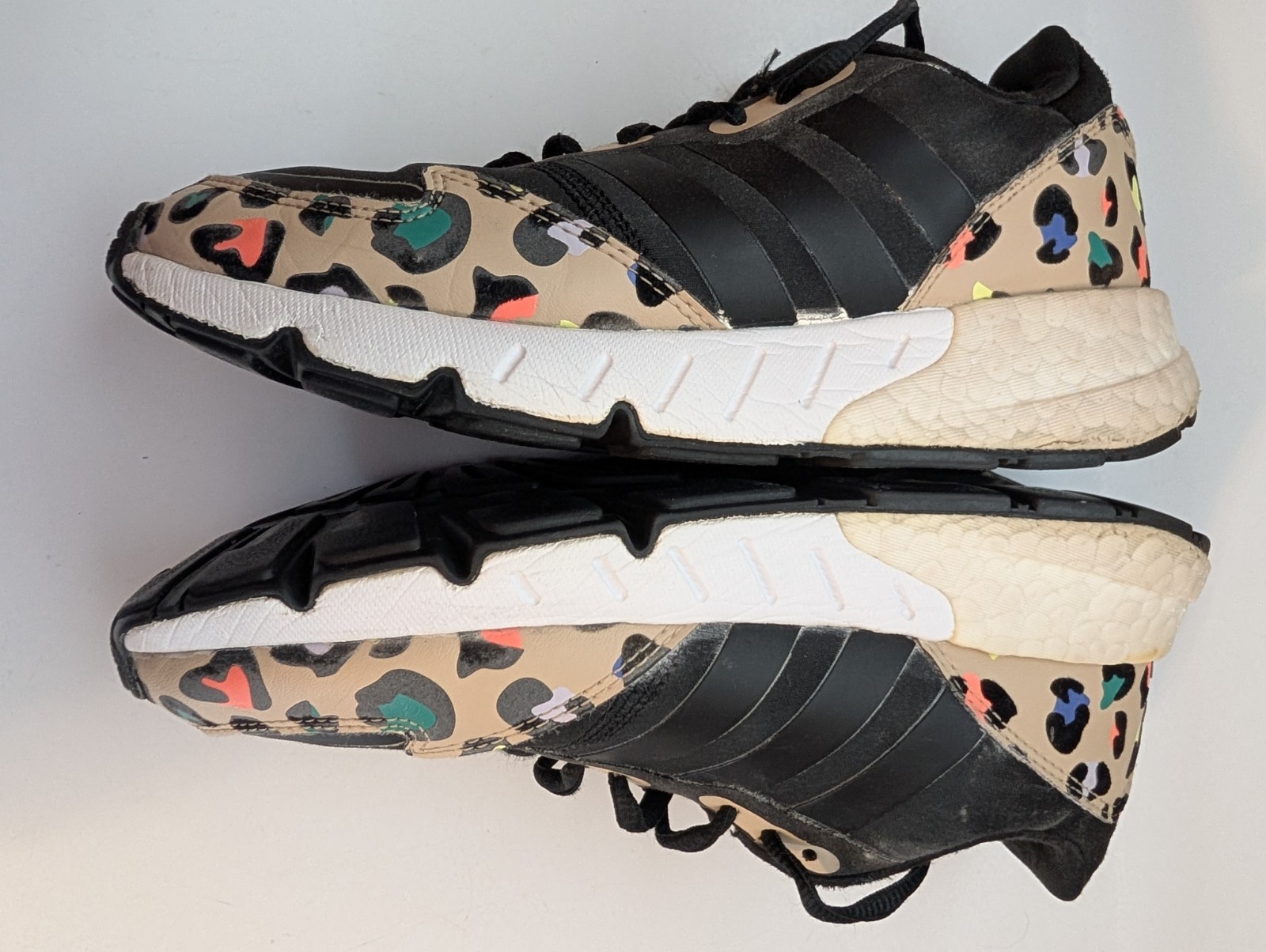 Adidas ZX 1K Boost «Leopard Print» Women’s Shoes Core Black-Pale Nude H00669