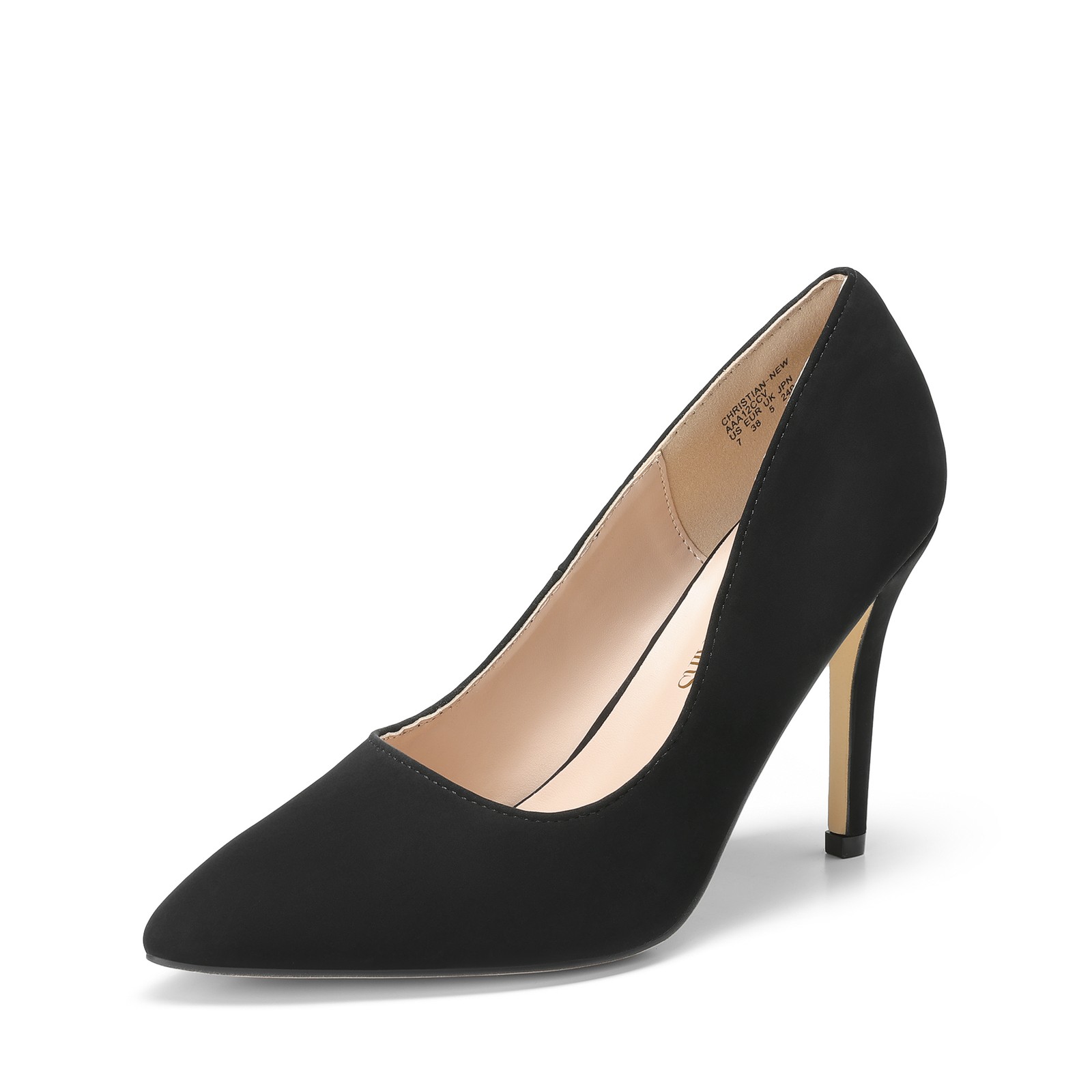 Women Pointed Toe Dress Pumps 4 inch High Heels Wedding Party Office Pump Shoes