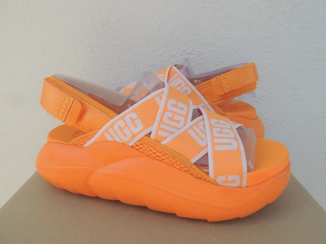 UGG CA POPPY LA CLOUD STRAPPY PLATFORM SNEAKER SANDALS, WOMEN US 6/ EUR 37 ~NEW