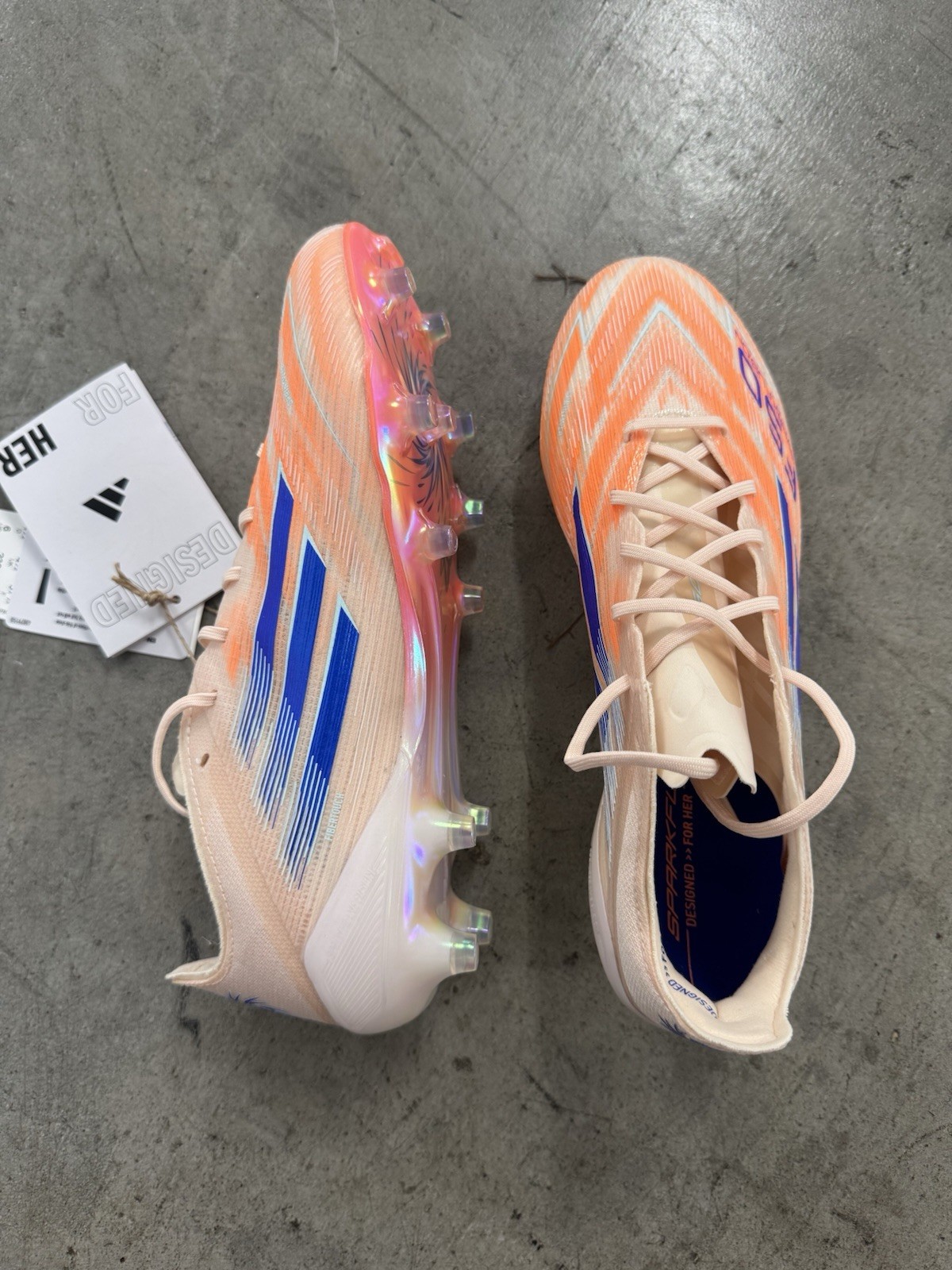Adidas F50 Sparkfusion Elite Low FG AG Soccer Cleats Women’s Size 6 – JS4378 NEW