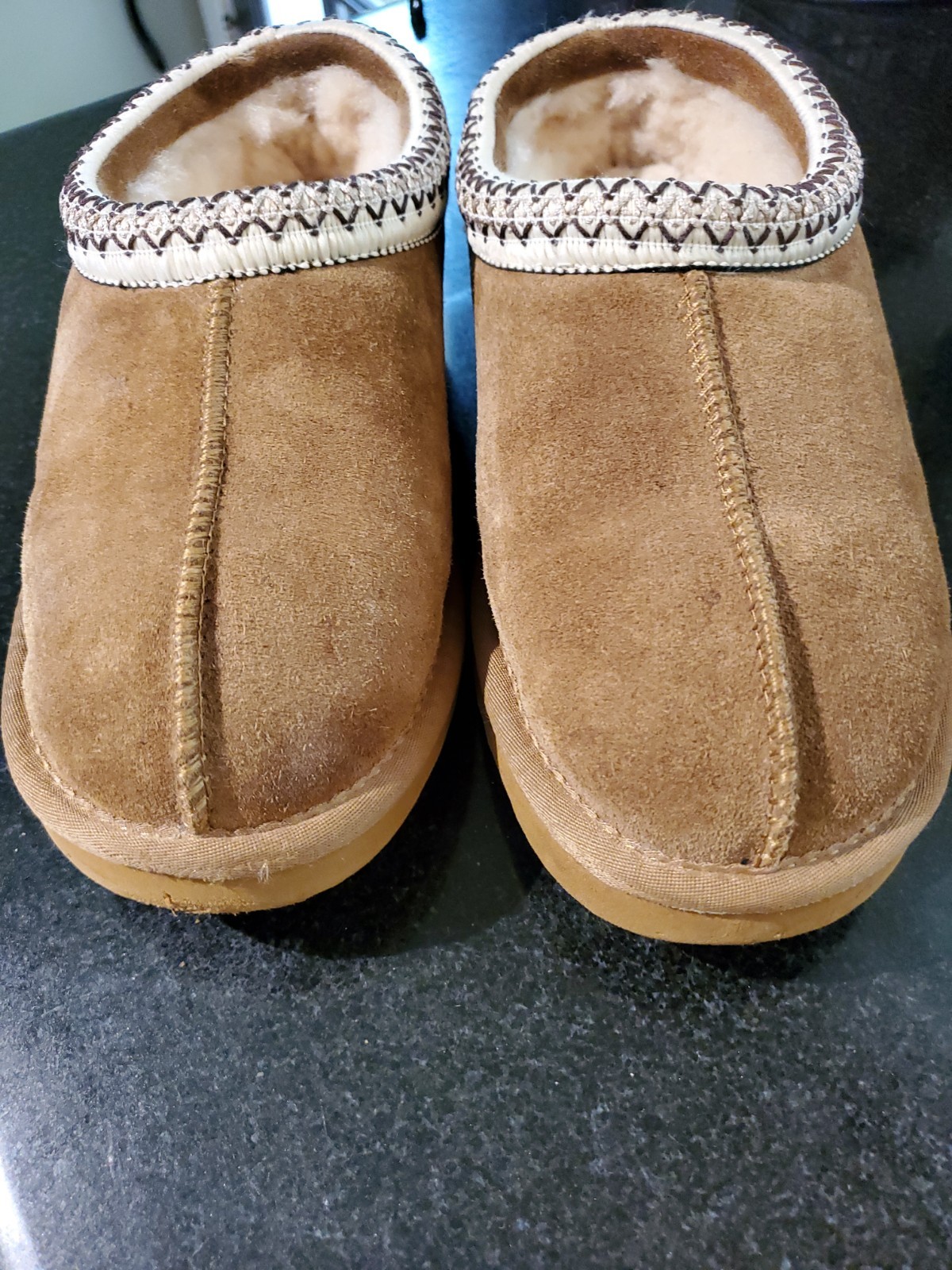 Quince Women Australian Shearling Clog Slipper Pecan Shoes Us8 Eu39 Uk6