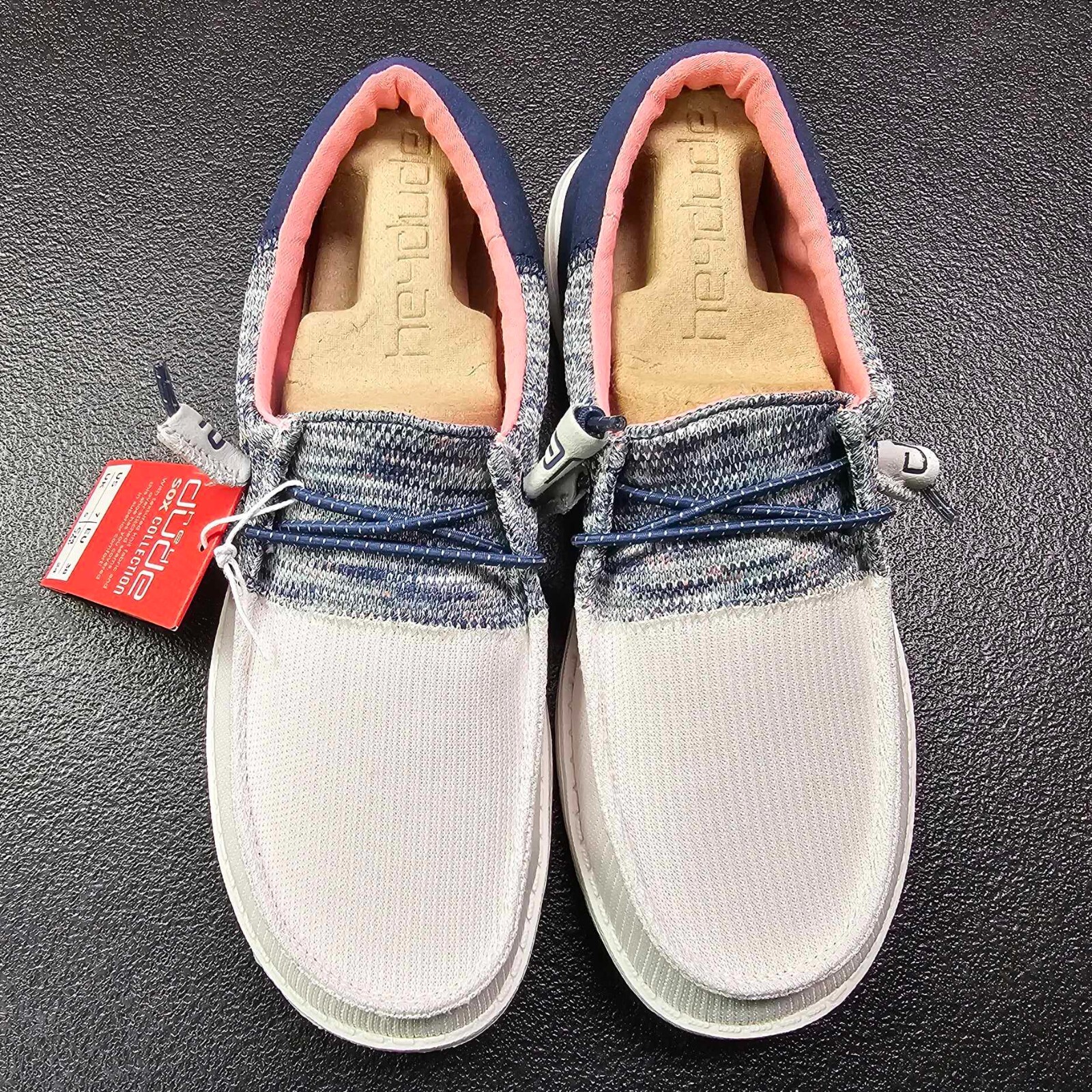 Hey Dude Women’s Wendy Sox Funk Navy Shoes NIB! 2022