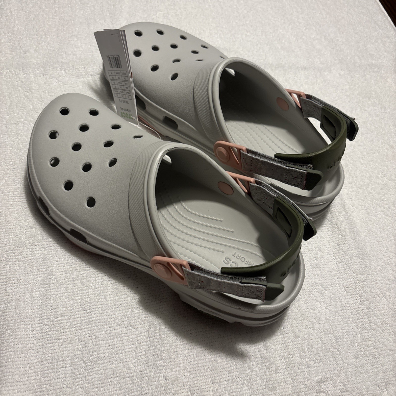 Crocs All Terrain Clog Adjustable Straps Size Men’s 8, Woman’s 10.