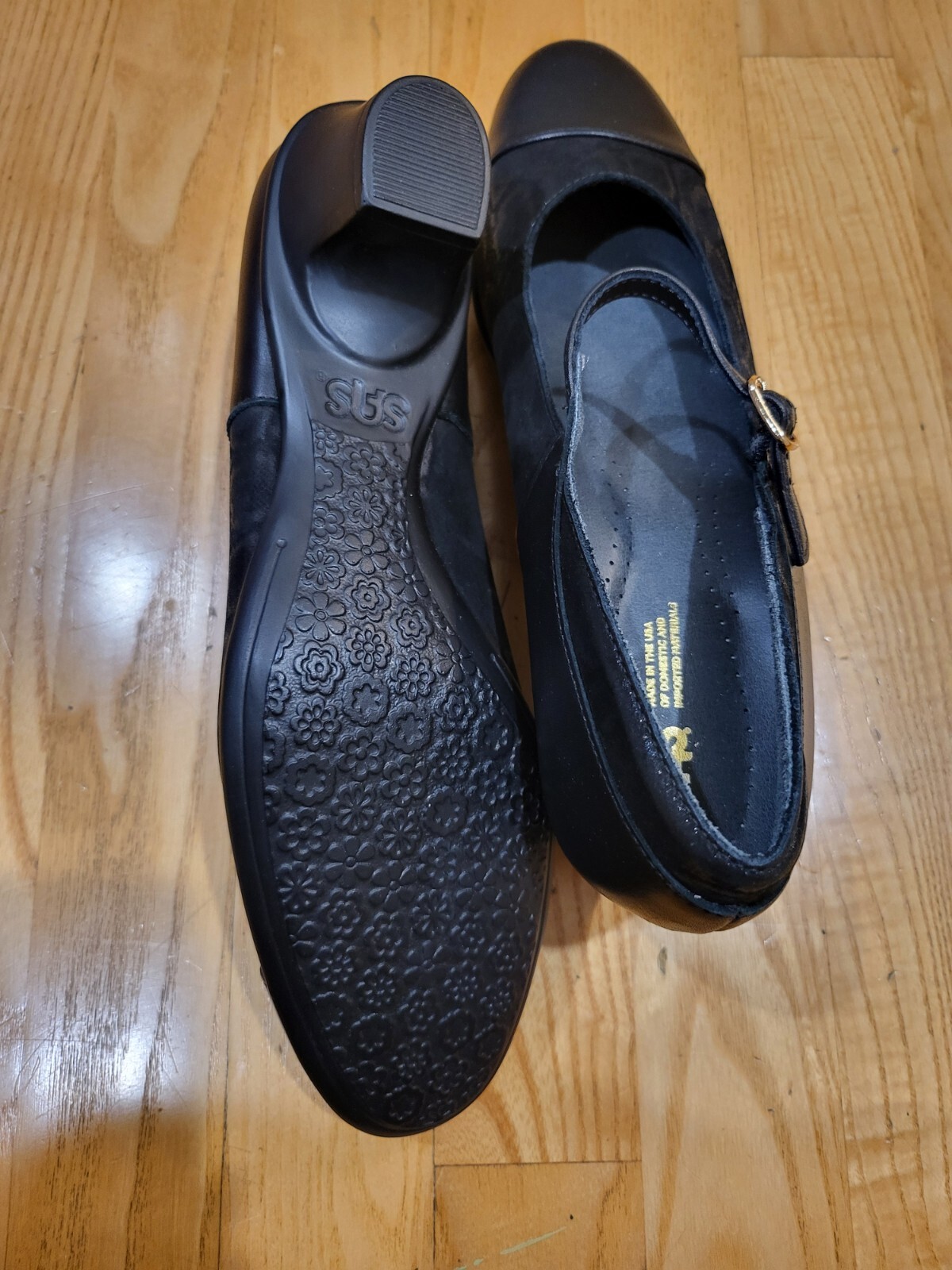 SAS Women Isabel Pump Leather Suede Slip-On Shoe Reptile Print Size 10 N