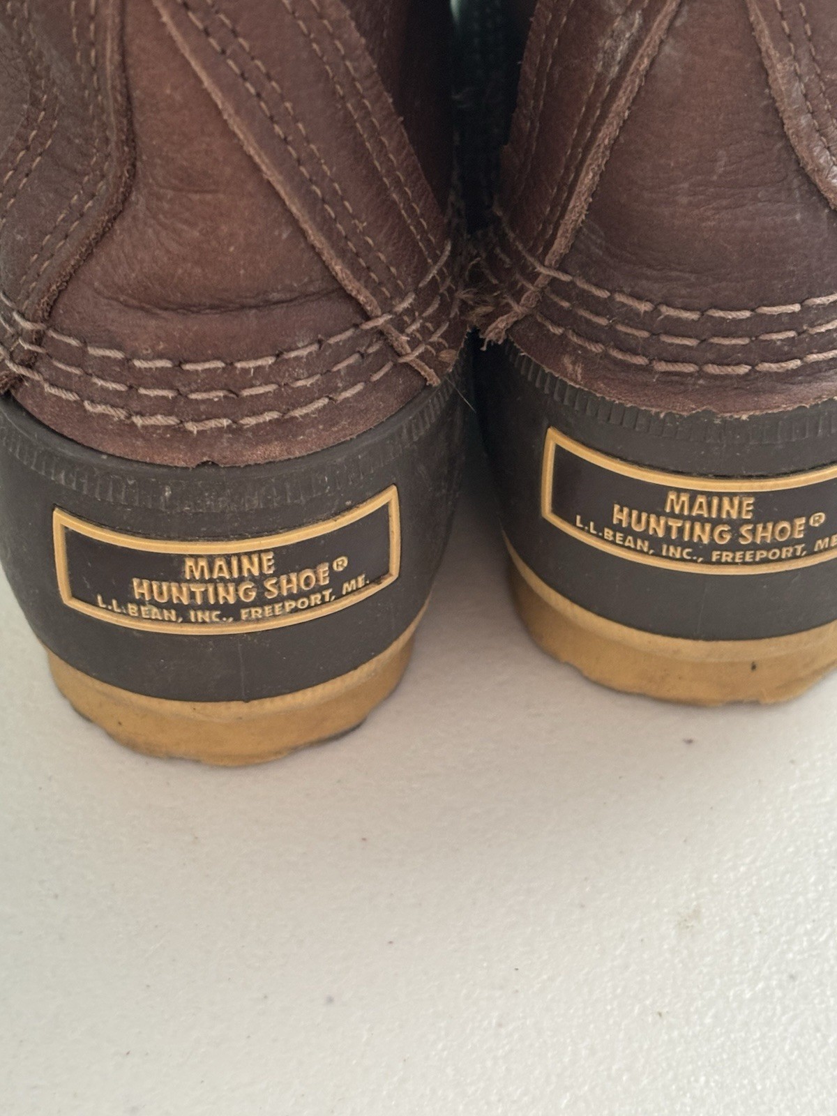 LL Bean Vtg Women’s Unlined Maine Hunting Duck Boots Lace Up Size 8