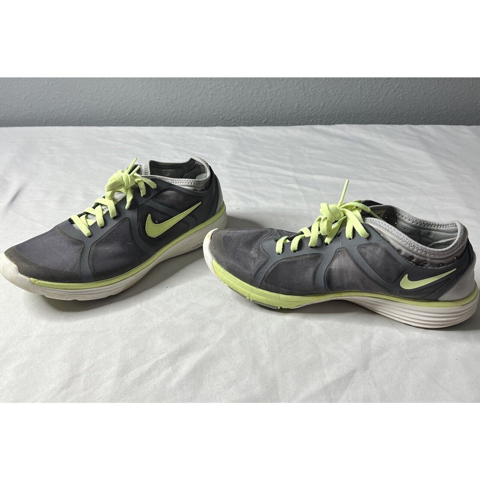Nike Black Gray Lunar Sculpt Womens Size8.5 Running Workout Gym Training Shoe